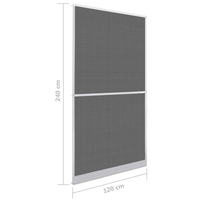 VXL Mosquito net with hinges for doors white 120x240 cm