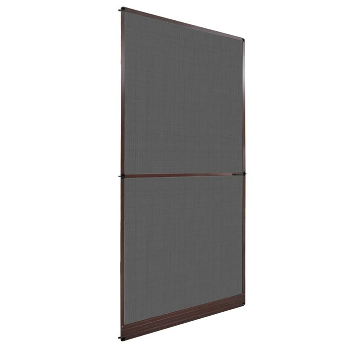 VXL Mosquito net with hinges for doors brown 120x240 cm