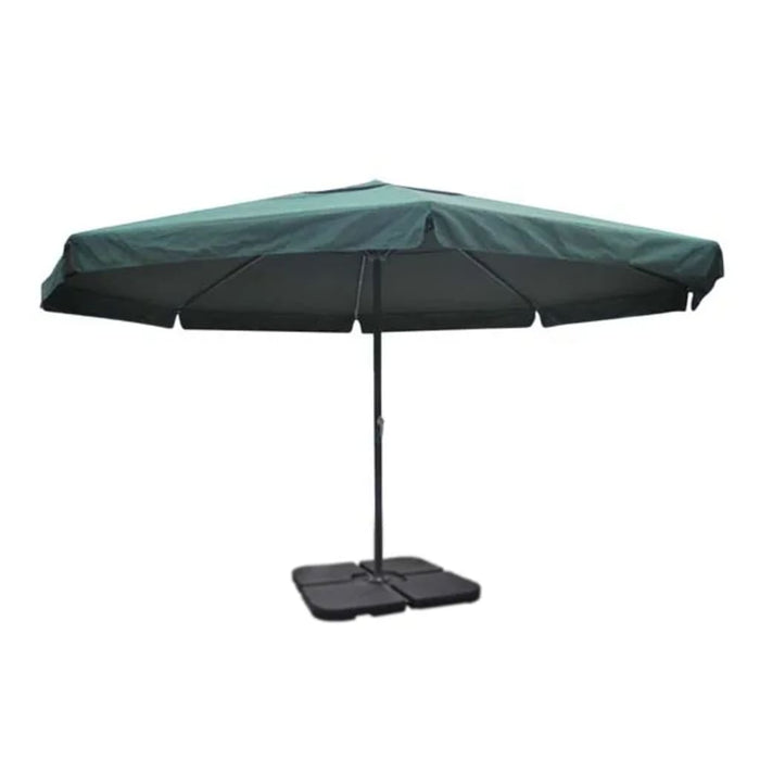 VXL Aluminum Umbrella With Portable Base Green