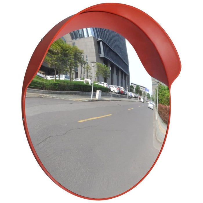 VXL Orange Plastic Convex Traffic Mirror 60 Cm