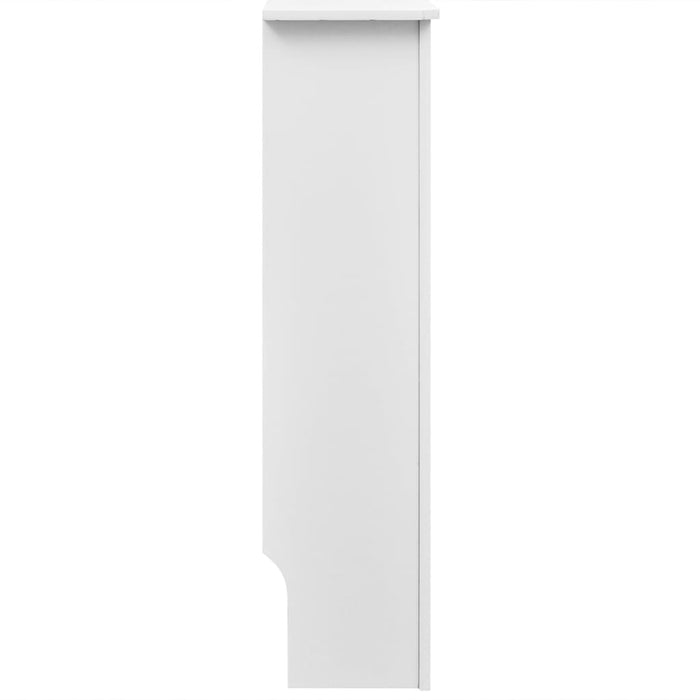 White radiator cover made of MDF material, 152 cm
