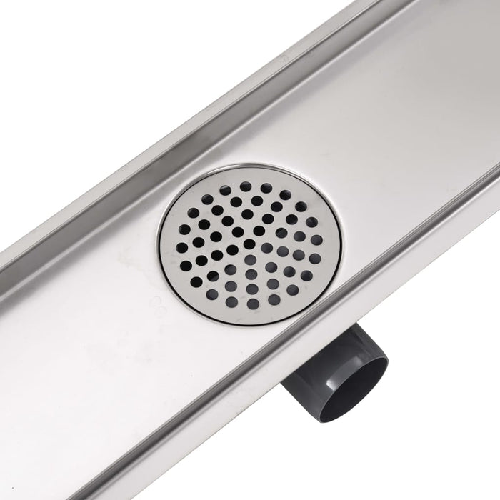 VXL Linear Stainless Steel Shower Outlet 830x140 mm