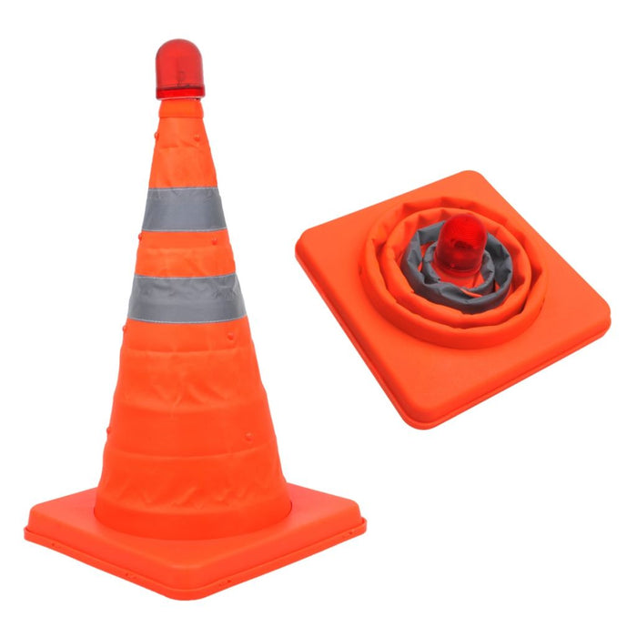 VXL Safety Cone with Foldable LED, Proplus 540319