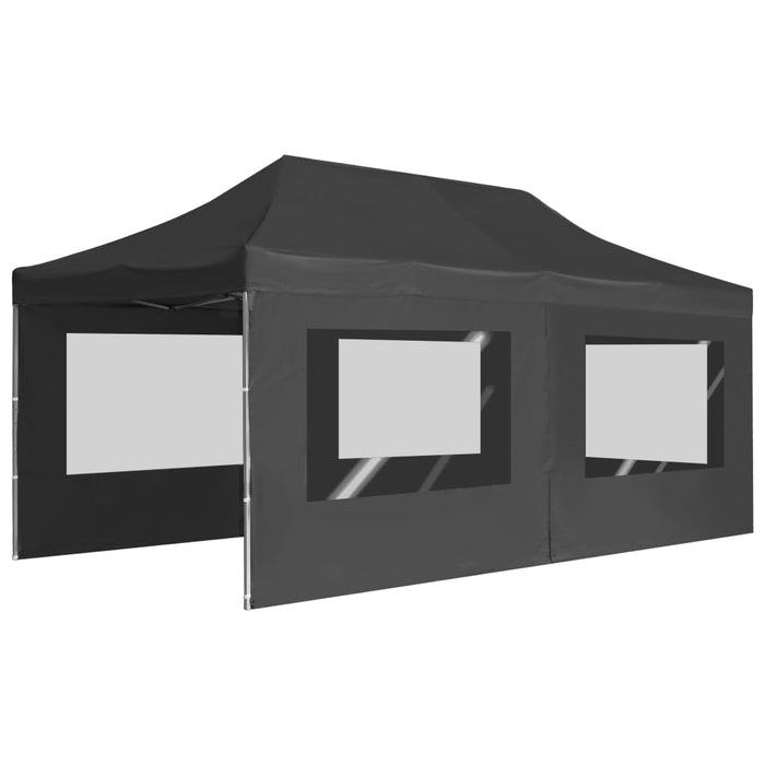 VXL Professional Folding Tent And Anthracite Aluminum Walls 6X3 M