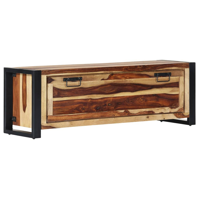 VXL Solid sheesham wood shoe cabinet 120x35x40 cm