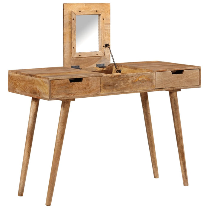 VXL Solid Mango Wood Dressing Table 112X45X76 Cm