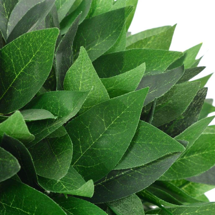 VXL Planta Artificial Árbol De Laurel Con Macetero Verde 70 Cm 5 a 7 Días VXL 