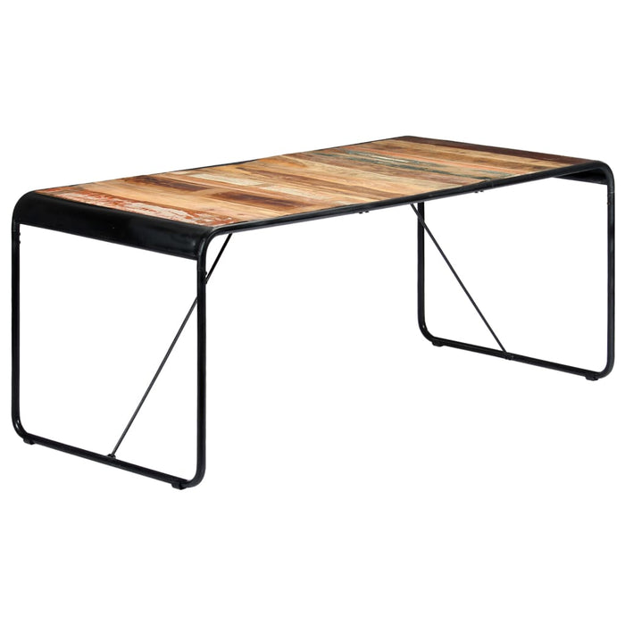 VXL Recycled Solid Wood Dining Table 180X90X76 Cm