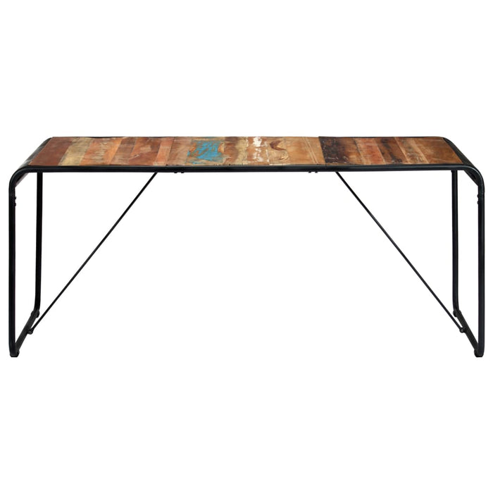 VXL Recycled Solid Wood Dining Table 180X90X76 Cm