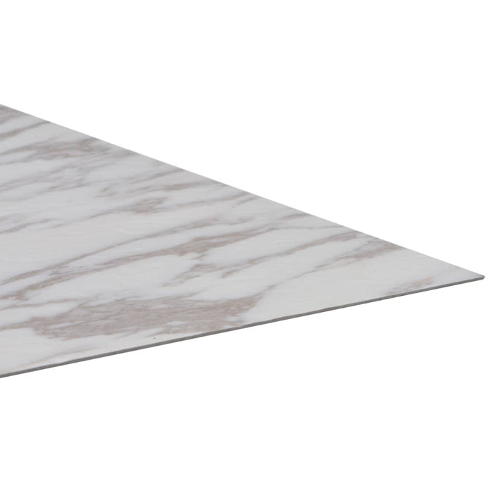VXL Lamas para suelo de PVC autoadhesivas mármol blanco 5,11 m²