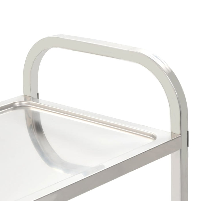 VXL 3-height kitchen trolley 96.5x55x90 cm stainless steel