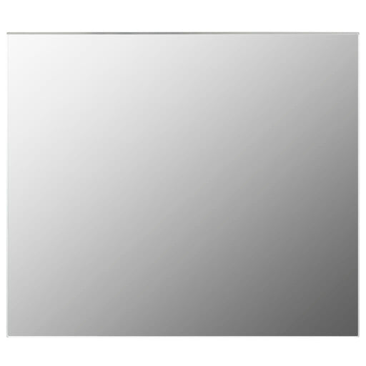 Espejo con forma ovalada para pared y sin marco de medidas 50x100 cm  fabricado con vidrio VidaXL
