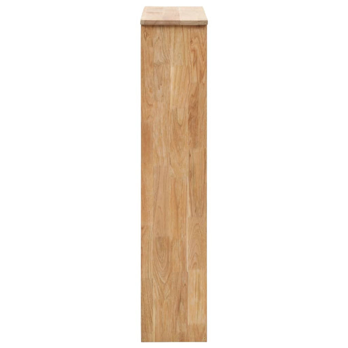 VXL Solid walnut wood shoe rack 55x20x104 cm
