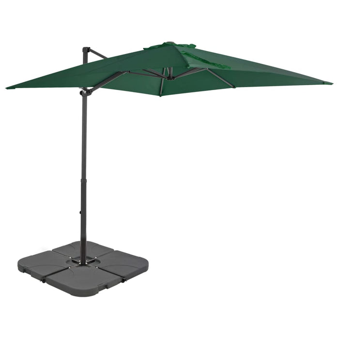 VXL Garden Umbrella with Portable Base Green