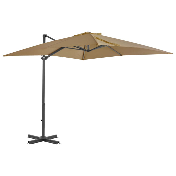 VXL Garden Umbrella with Portable Base Gray