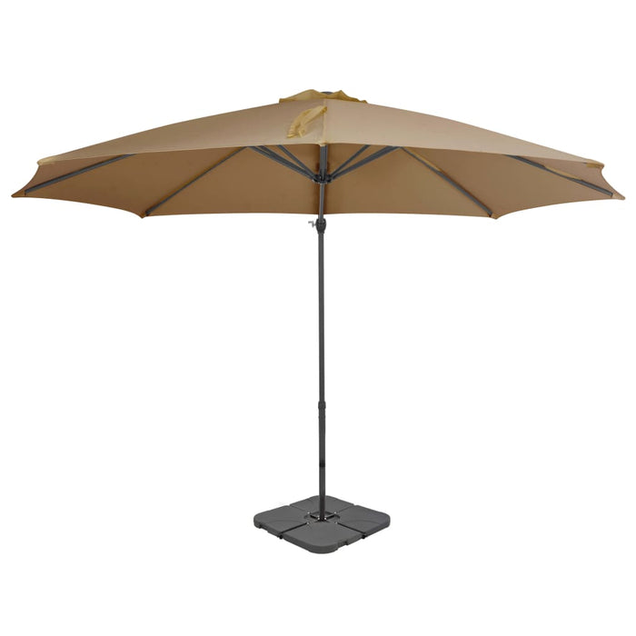 VXL Garden Umbrella with Portable Base Gray