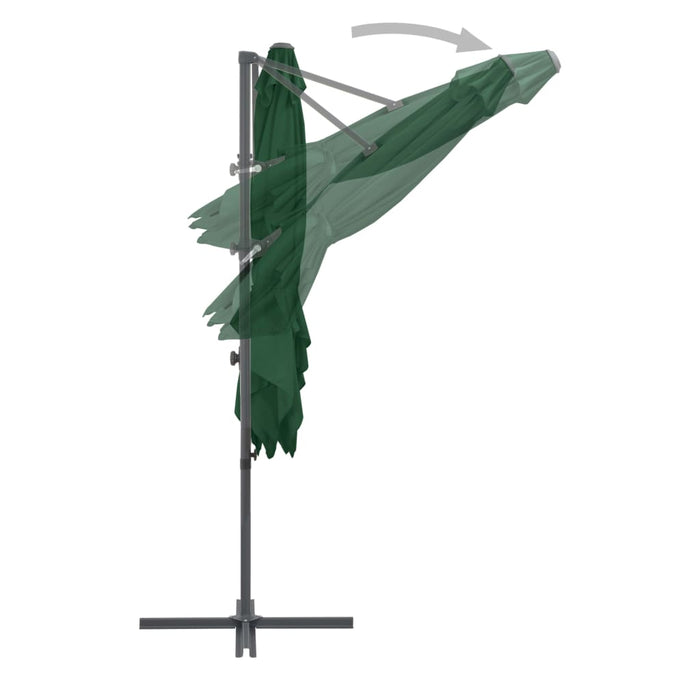 VXL Garden Umbrella with Portable Base Green
