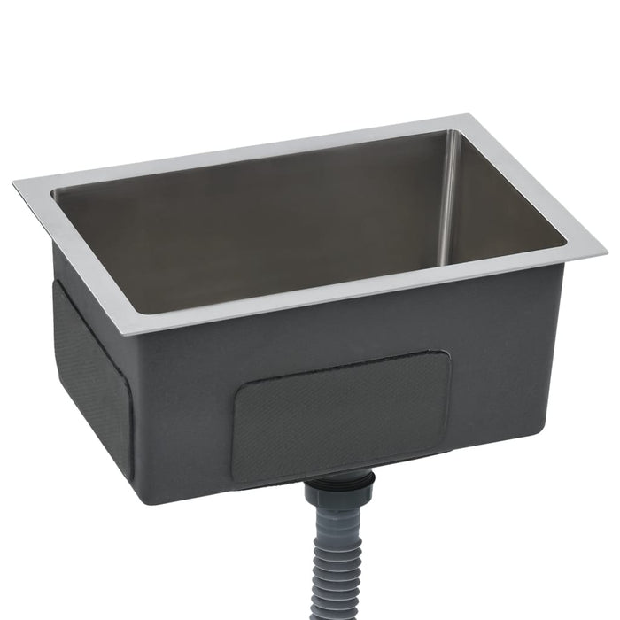 VXL Handmade Kitchen Sink with Strainer Stainless Steel