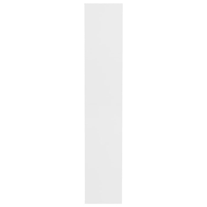 VXL Mueble zapatero de aglomerado blanco 54x34x183 cm