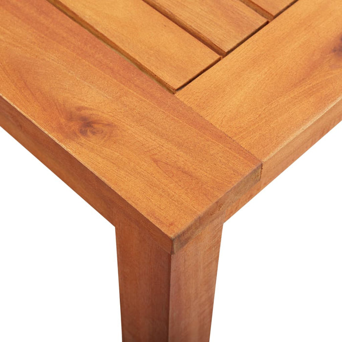 VXL Garden Table Solid Acacia Wood 215X90X74 Cm