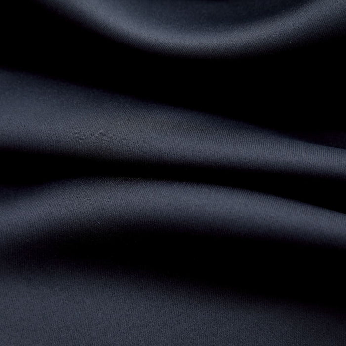 Cortinas opacas con anillas de metal 2 piezas gris 140x245 cm
