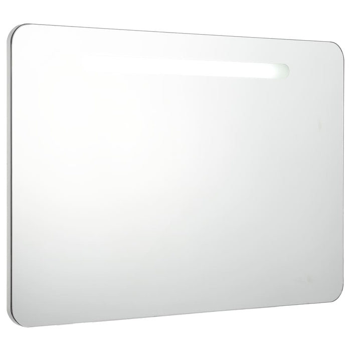 VXL Bathroom Cabinet With Mirror And Led 70X9.5X55 Cm