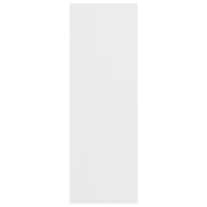 VXL Mueble zapatero de aglomerado blanco 54x34x100 cm