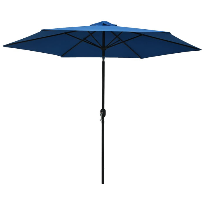 VXL Garden Umbrella with Metal Pole Light Blue 300 Cm