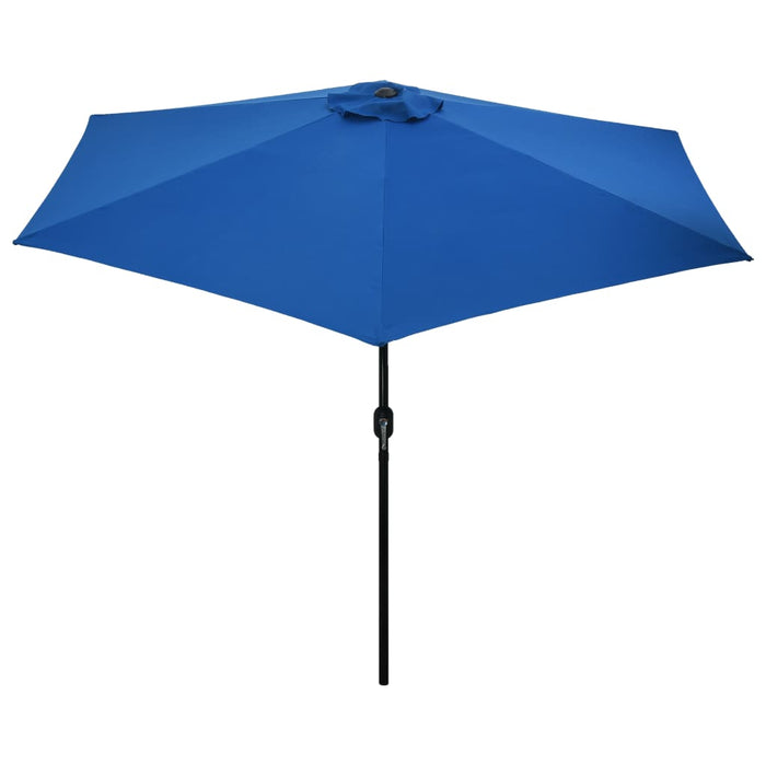 VXL Garden Umbrella with Metal Pole Light Blue 300 Cm