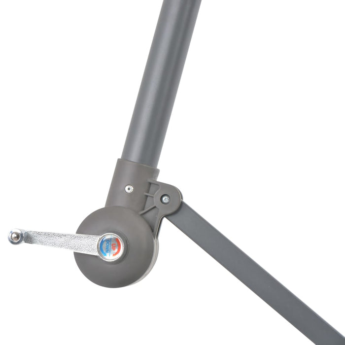 VXL Cantilever Umbrella With Black Aluminum Pole 350 Cm