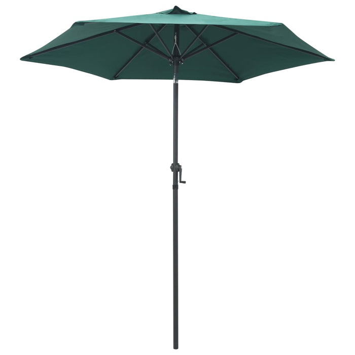VXL Green Aluminum Umbrella 200X211 Cm