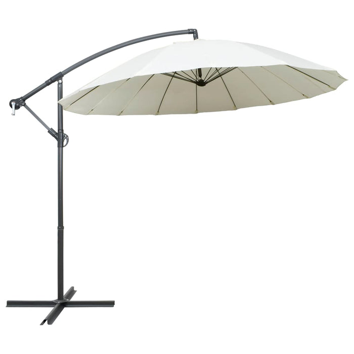 VXL Hanging Umbrella with White Aluminum Pole 3 M