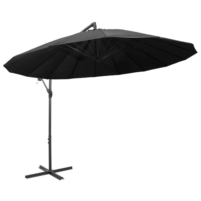 VXL Hanging Umbrella with Anthracite Gray Aluminum Pole 3 M