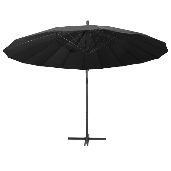 VXL Hanging Umbrella with Anthracite Gray Aluminum Pole 3 M
