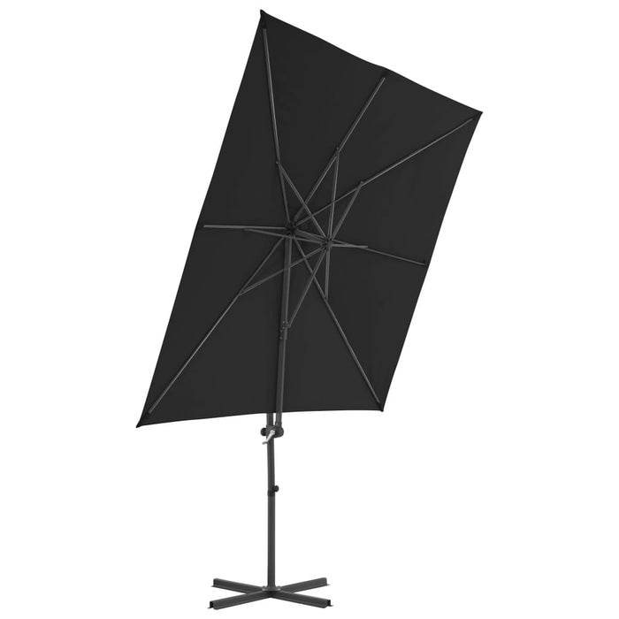 VXL Cantilever Umbrella With Black Steel Pole 250X250 Cm