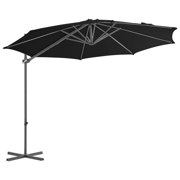 VXL Cantilever Umbrella With Black Steel Pole 300 Cm