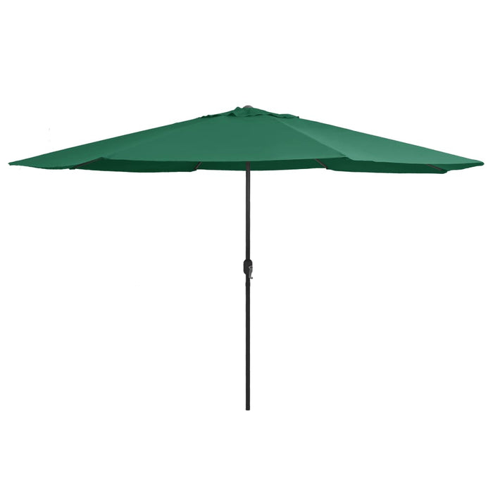 VXL Garden Umbrella with Green Metal Pole 400 Cm