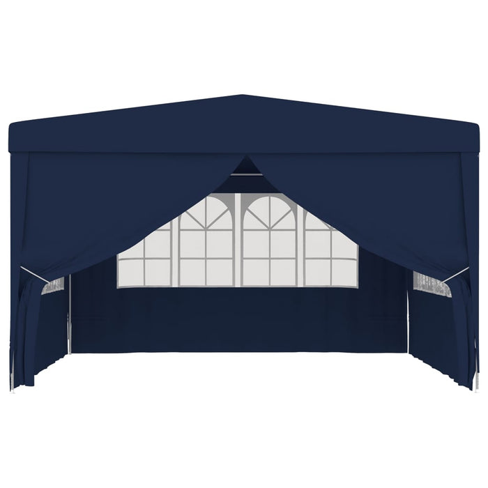 VXL Professional Party Tent With Blue Walls 90 G/M² 4X4 M