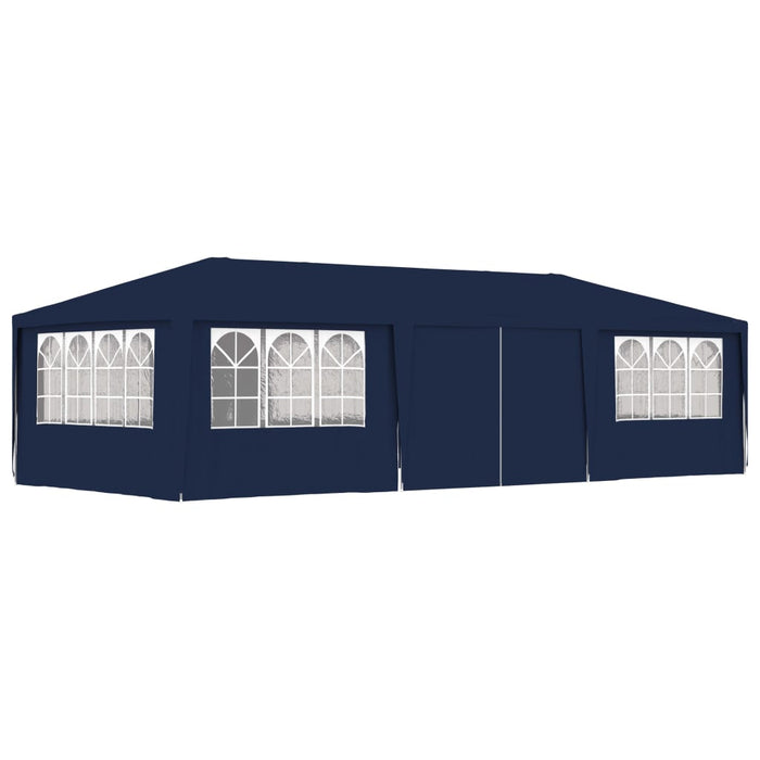 VXL Professional Party Tent With Blue Walls 90 G/M² 4X9 M