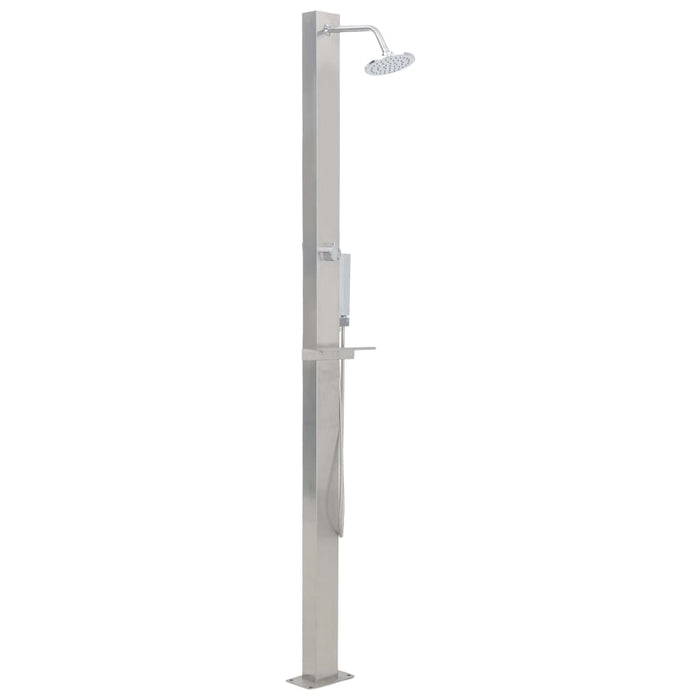 VXL Straight Stainless Steel Outdoor Shower