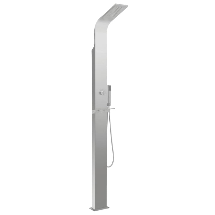 VXL Curved Stainless Steel Outdoor Shower