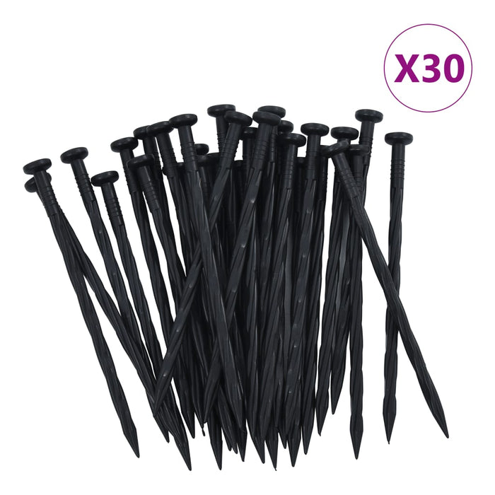 VXL Flexible Lawn Edging with 30 Stakes 10 m 5 cm