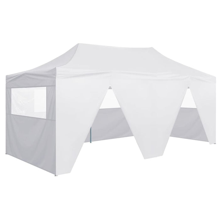 VXL Professional Folding Tent With 4 White Steel Walls 3X6 M