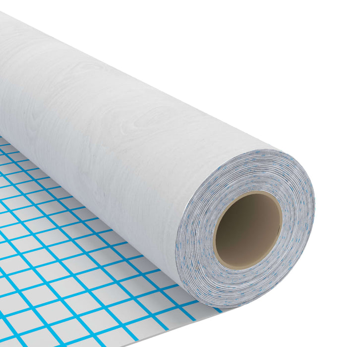 VXL Self-adhesive sheets for furniture PVC white wood 500x90 cm