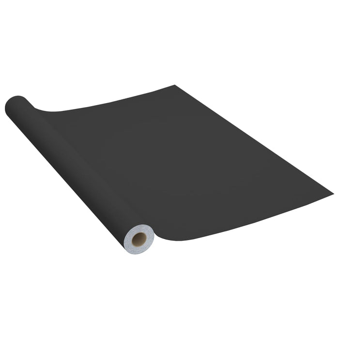 VXL Self-adhesive furniture sheets PVC black 500x90 cm