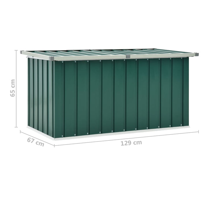 VXL Green Garden Storage Box 129X67X65 Cm