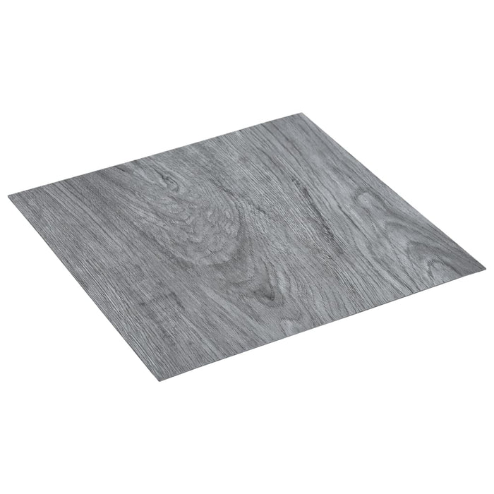 VXL Lamas para suelo autoadhesivas PVC gris claro 5,11 m²
