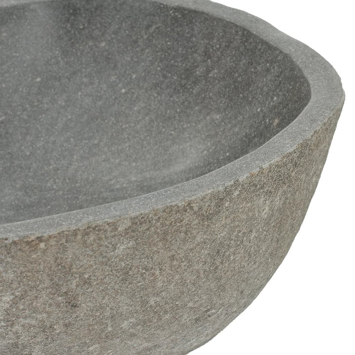 VXL Oval river stone washbasin 37-46 cm
