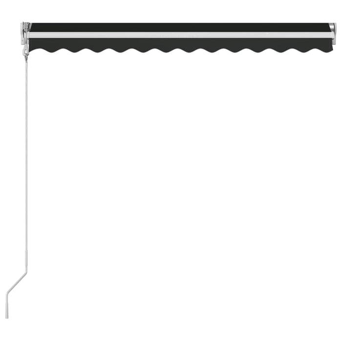 VXL Automatic Retractable Awning Anthracite Gray 350X250 Cm