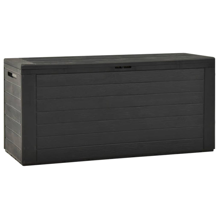 VXL Garden Storage Box Anthracite Gray 116X44X55 Cm
